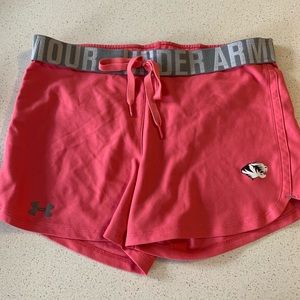 Pink Under Armour shorts